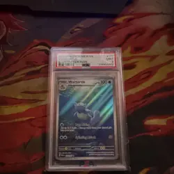 Pokemon Wartortle Illustration Rare Holo PSA 9 Scarlet & Violet 151 171/165 - Image 1