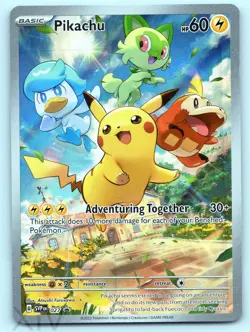 Pikachu 027 Pokemon Scarlet & Violet Promo Promo - Image 1