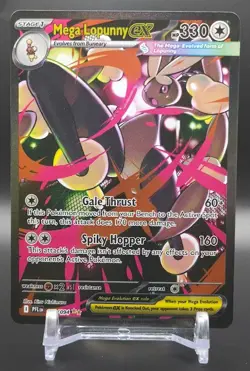 Pokemon - Mega Lopunny ex 128/094 - Me02: Phantasmal Flames Full Art - Image 1