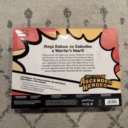 Pokemon Ascended Heroes Mega Emboar Ex Box - brand new sealed - Image 2