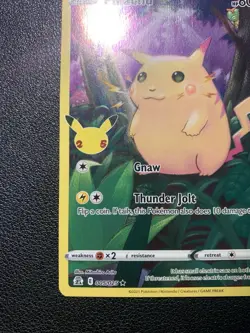 Pokemon Pikachu 005/025 Rare Celebrations 25th Anniversary - Image 4