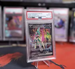 Pokemon Iron Valiant EX Paradox Rift 249/182 PSA 10 Special Illustration Rare - Image 1