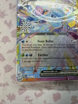 Pokemon TCG Glaceon EX 026/131 Prismatic Snowflake Stamped Holiday Promo Sealed - Image 3