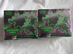 Two (2) Shrouded Fable Pokemon ETB Elite Trainer Factory Sealed Box - Image 1