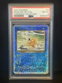Pokemon Magikarp Legendary Collection Reverse Holo PSA 8 - Image 1