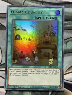 Yugioh Ojama Country GFTP-EN110 Ultra Rare 1st Ed NM - Image 1