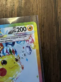 Pokemon TCG Sv08: Surging Sparks Pikachu EX 238/191 Special Illustration Rare - Image 4