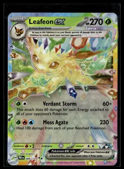 Pokemon TCG SV: Prismatic Evolutions #006/131 Leafeon ex - Image 1