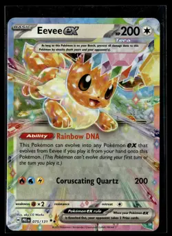 Pokemon TCG SV: Prismatic Evolutions #075/131 Eevee ex - Image 1