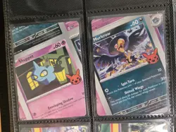 Pokemon Lot of 2 Shuppet 87/198 Murkrow 131/193 Matching Miscut Misprint Error - Image 2