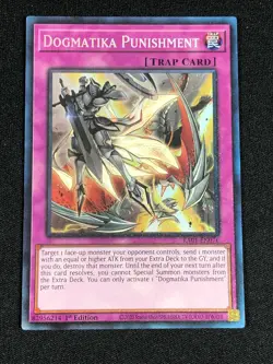 YUGIOH DOGMATIKA PUNISHMENT RA01-EN076 1ST PRISM COLLECTORS RARE (NM) - Image 1