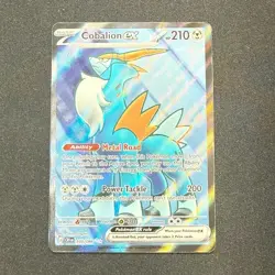 Cobalion Ex 103/86 Full Art Ultra Rare ME04: Chaos Rising Pokemon TCG - Image 1