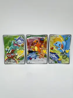 Pokemon TCG First Partner Illustration Gen 1 Kanto Starters Set Mint/Near Mint - Image 1