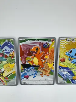 Pokemon TCG First Partner Illustration Gen 1 Kanto Starters Set Mint/Near Mint - Image 3