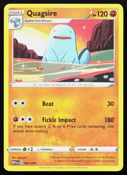 QUAGSIRE 007/015 PROMO MCDONALD'S PROMOS 2024 POKEMON NM/M - Image 1