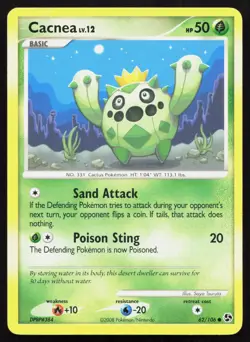 CACNEA 62/106 COMMON GREAT ENCOUNTERS POKEMON MP - Image 1