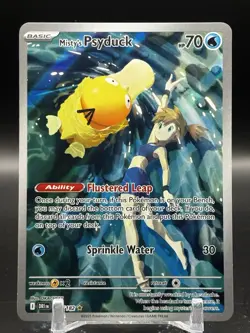 Pokemon TCG Misty's Psyduck 193/182 Sv10 Destined Rivals IR Full Art Holo 70HP - Image 1
