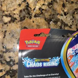 POKEMON TCG ME04: Chaos Rising 3-Pack Blister NEW Sealed - Image 3