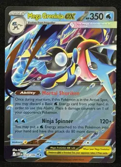 Mega Greninja ex 22/86 Double Rare Pokemon Chaos Rising NM - Image 1
