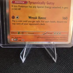 Pokemon Tyrantrum Mega Evolution Promo Holo Perfect Order Stage 2 HP180 160 066 - Image 3