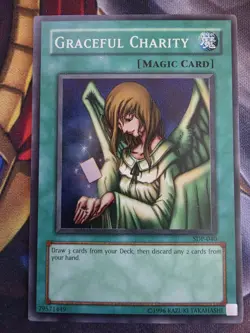 Graceful Charity SDP-040 Super Rare Unlimited MP YUGIOH - Image 1