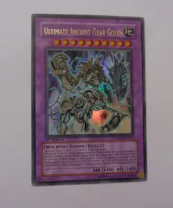 Ultimate Ancient Gear Golem LODT-EN043 (Ultra Rare, 1st Ed, Lightly Played / LP) - Image 1