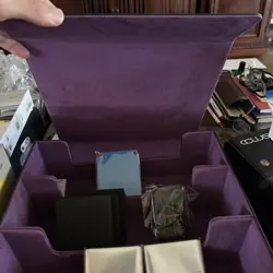 3 Row Trading Card Storage Box, Deck Box w/ Colorful Dividers, Card Supporters - Image 2