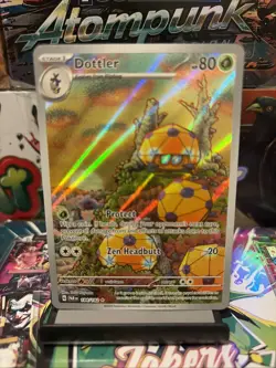 Dottler 184/182 Paradox Rift Holo Pokemon Card - Image 1