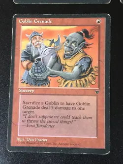 Goblin Grenade X4 Fallen Empires Various Condition See Pics Front Back - Image 4