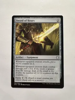 Sword of Hours - MTG Adventures In The Forgotten Realms: Commander - NM - Image 1