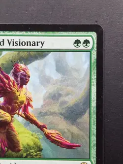 Leaf-Crowned Visionary - Dominaria United - NM - MTG - Magic: The Gathering (B) - Image 3