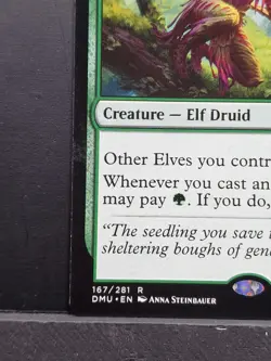 Leaf-Crowned Visionary - Dominaria United - NM - MTG - Magic: The Gathering (B) - Image 4
