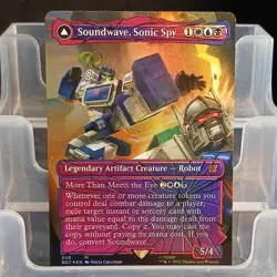 Wizards of the Coast MTG Soundwave, Sonic Spy Shattered Glass Foil 028 - Image 1