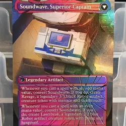 Wizards of the Coast MTG Soundwave, Sonic Spy Shattered Glass Foil 028 - Image 3