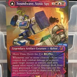 Wizards of the Coast MTG Soundwave, Sonic Spy Shattered Glass Foil 028 - Image 4