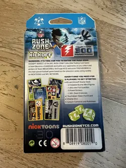 NFL Rush Zone Trading Card Game Kickoff Starter Deck Series 1 ~ Brand New - Image 2