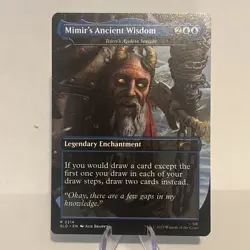 NM-Mint, English MTG Regular Mimir's Ancient Wisdom - Teferi's Ageless Insight S - Image 1