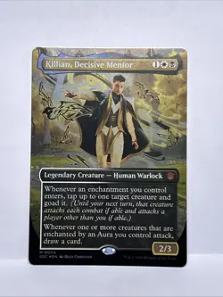 Killian, Decisive Mentor (Borderless) Commander: Secrets of Strixhaven Foil💎 - Image 1