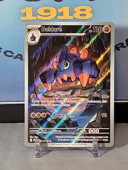 Boldore 128/086 White Flare - Illustration Rare Pokemon - Image 1