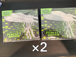 Two Perfect Order Elite Trainer Box ETB Pokemon TCG NEW/ SEALED - Image 1