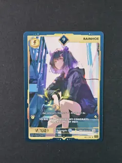 Rainhoe 9 Non-Holo Card 1st Edition Rising Stars GamerSupps VCard 092/190 - Image 1