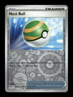 Nest Ball 181/198 Scarlet & Violet Reverse Holo NM/M Pokemon - Image 1