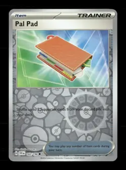 Pal Pad 182/198 Scarlet & Violet Reverse Holo NM/M Pokemon - Image 1