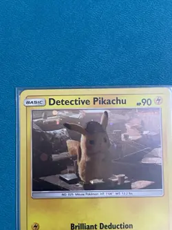 Detective Pikachu - SM194 Cosmo Holo Promo Sun & Moon Promo Pokemon Near Mint - Image 2