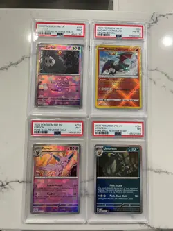 4x POKEMON PSA 9 8 7 LOT Umbreon Espeon Charizard Master Ball Duskull prismatic - Image 1