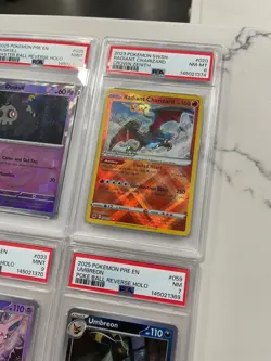 4x POKEMON PSA 9 8 7 LOT Umbreon Espeon Charizard Master Ball Duskull prismatic - Image 3