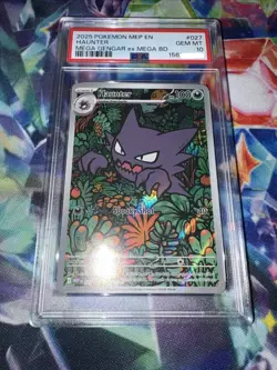 Pokemon Black Star Promo #027 Haunter Mega Gengar ex Battle Deck PSA 10 GEM MINT - Image 2