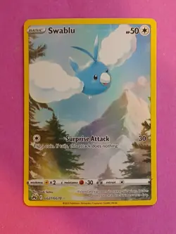 Pokemon Sword & Shield Crown Zenith Swablu GG27/GG70 Galarian Gallery - Image 1