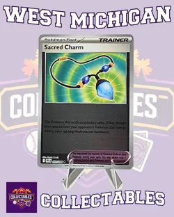 Sacred Charm 093/094 Me02: Phantasmal Flames Reverse Holo - Pokemon TCG NM - Image 1
