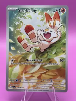 Scorbunny 225/217 - Me03: Ascended Heroes Holo Full Art IR - Pokemon TCG - Image 1